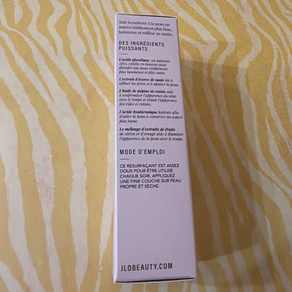 JLO Beauty THAT OVERNIGHT HUSTLE AHA + BHA Resurfacer‎ 1 fl oz - New in Box!